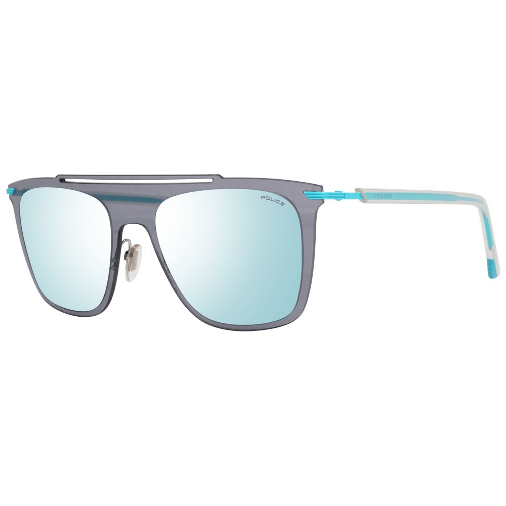 Police metal and plastic sunglasses in blue