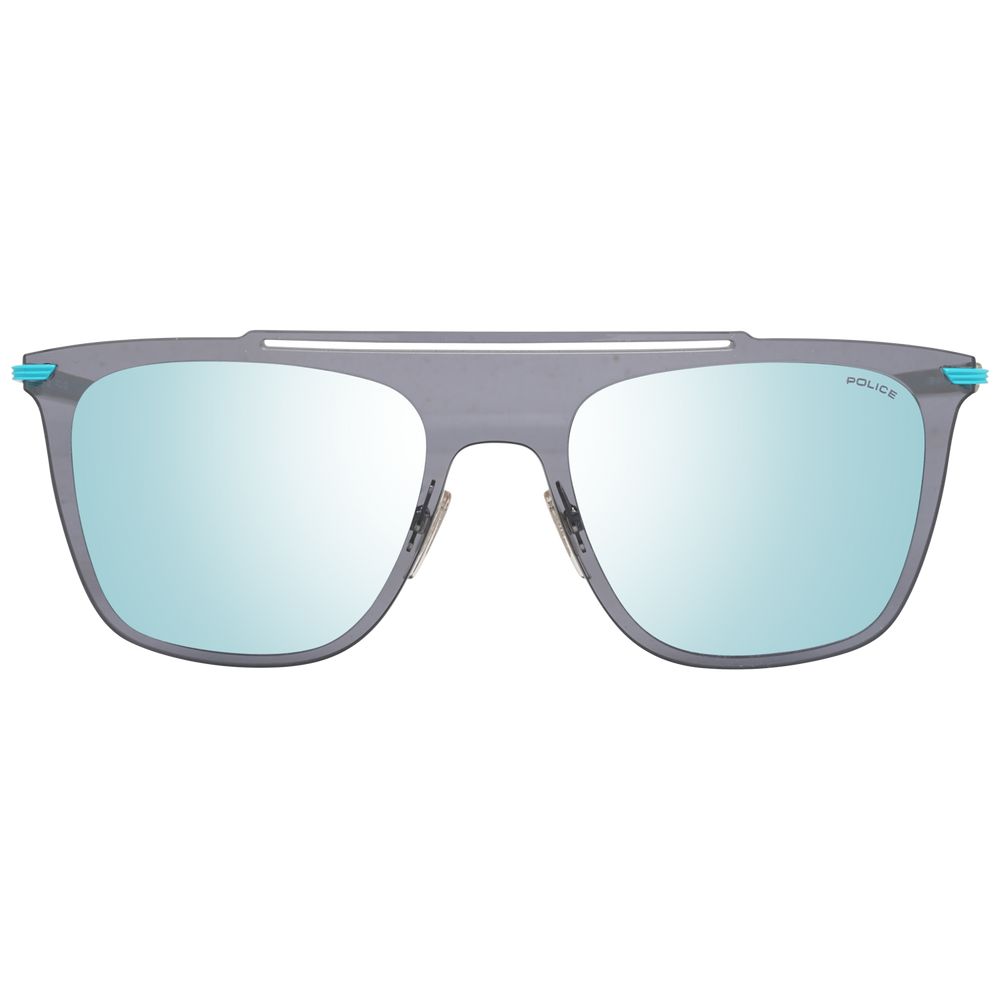 Police metal and plastic sunglasses in blue