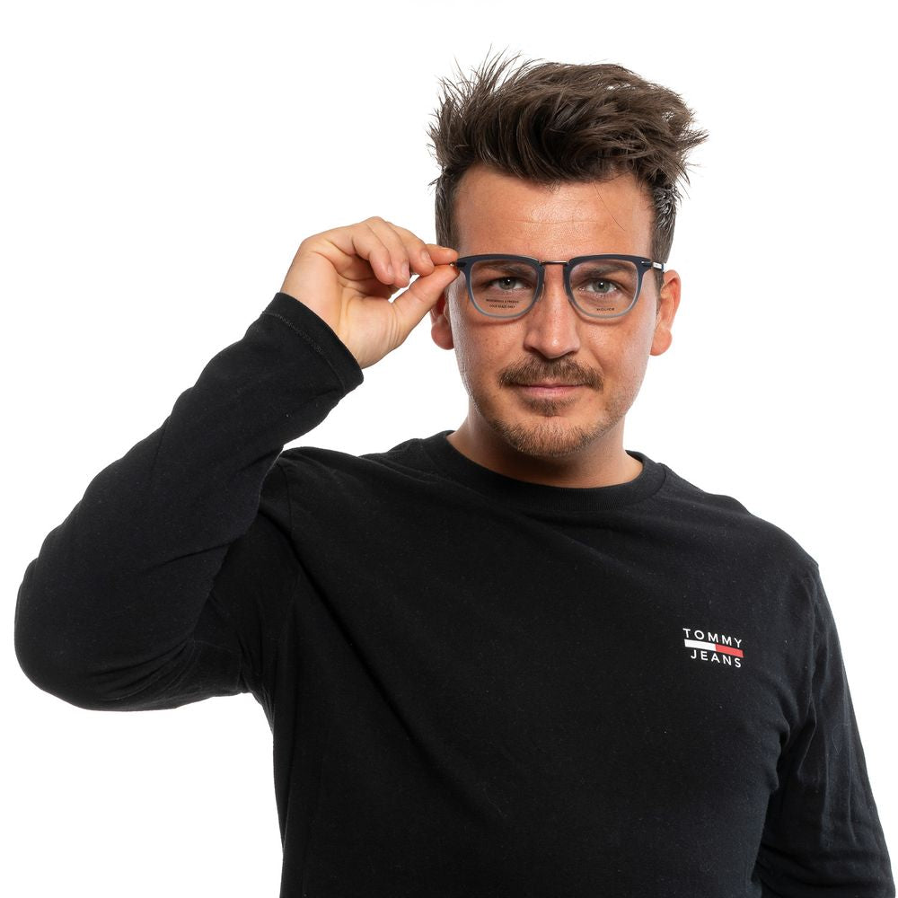Police Blaue Brille aus Metall & Kunststoff (Fassung)