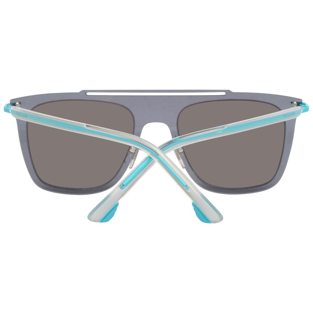 Police metal and plastic sunglasses in blue