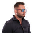 Police Metall- und Kunststoff-Sonnenbrille in Blau