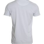 Dolce & Gabbana Weißes Baumwoll-T-Shirt mit Rundhalsausschnitt und kurzen Ärmeln