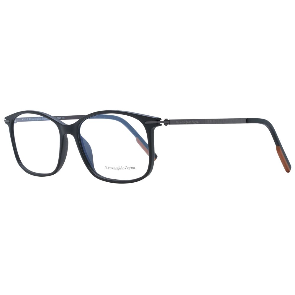 Ermenegildo Zegna Brille aus schwarzem Titan (Fassung)