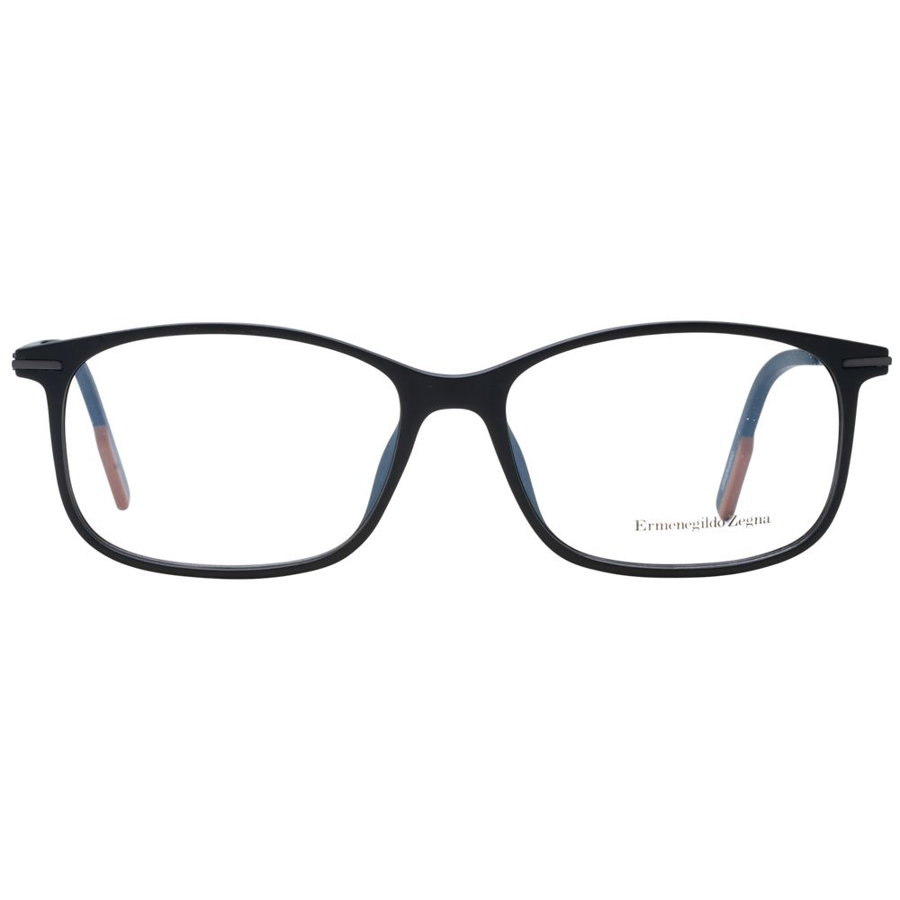 Ermenegildo Zegna Brille aus schwarzem Titan (Fassung)
