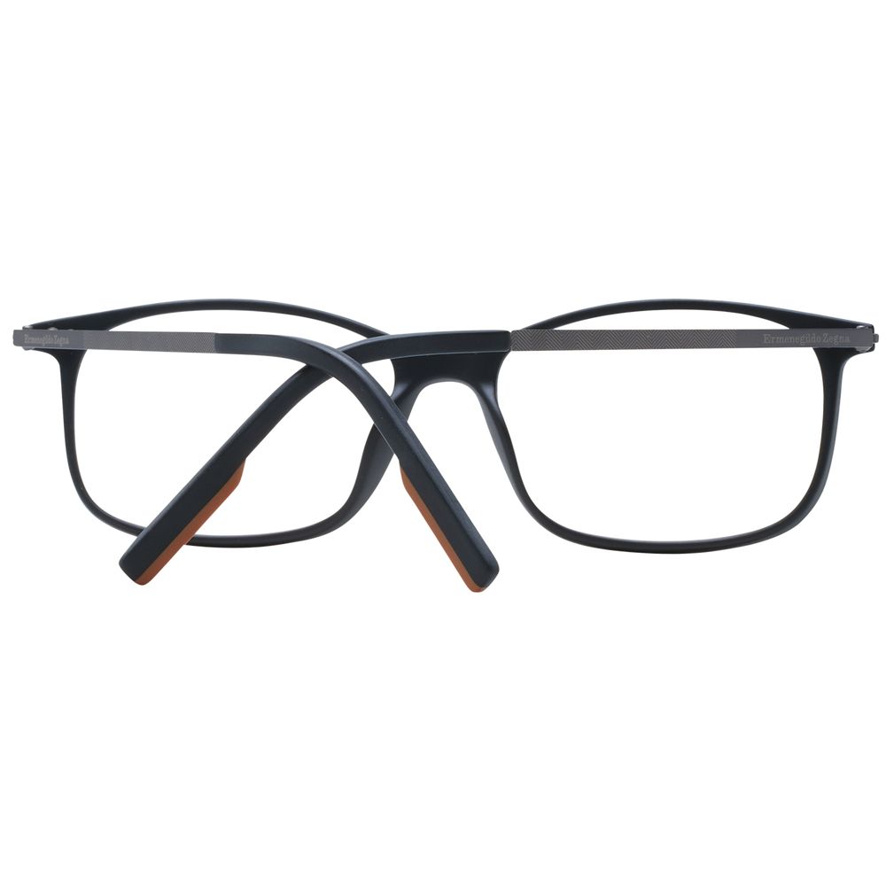 Ermenegildo Zegna Brille aus schwarzem Titan (Fassung)