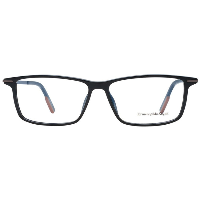 Ermenegildo Zegna Schwarze Kunststoffbrille (Gestell)