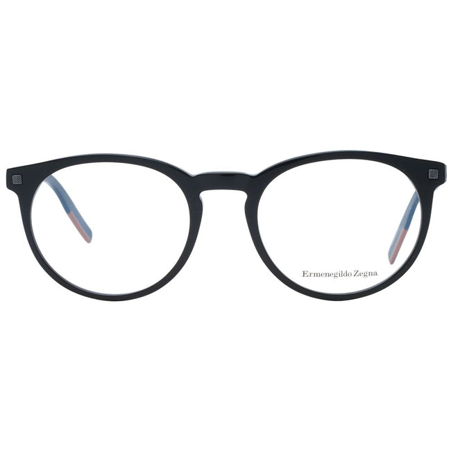 Ermenegildo Zegna Schwarze Kunststoffbrille (Gestell)