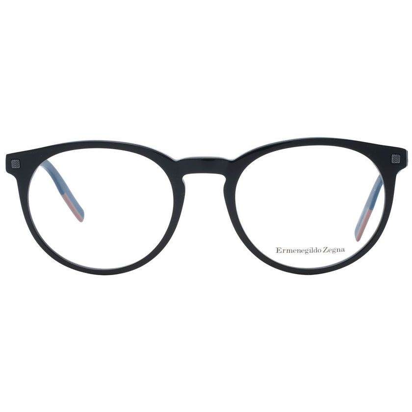 Ermenegildo Zegna Schwarze Kunststoffbrille (Gestell)