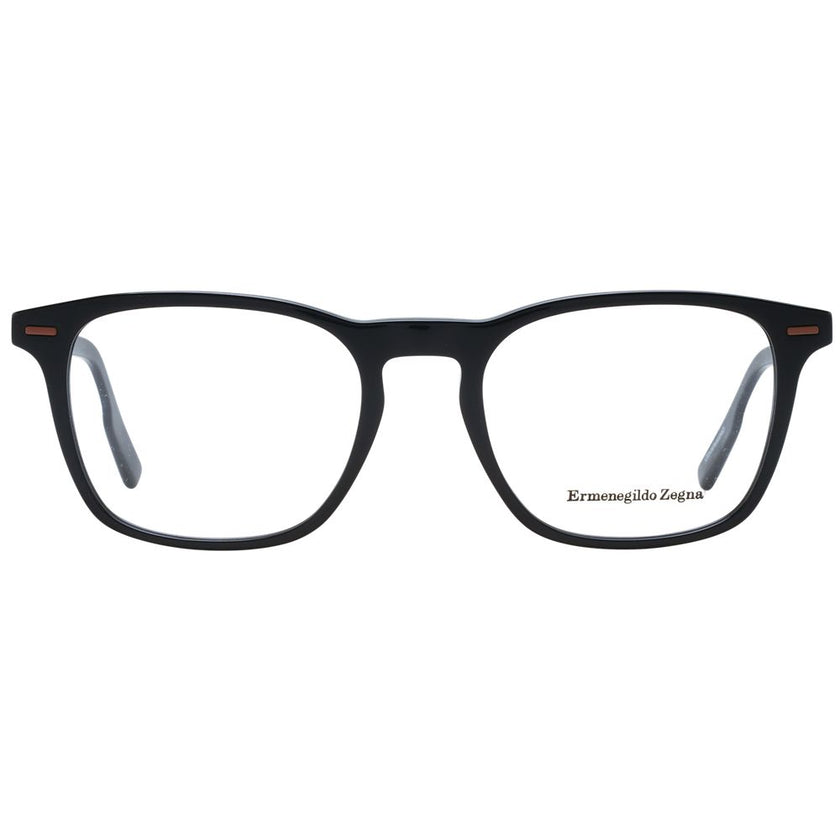 Ermenegildo Zegna Schwarze Kunststoffbrille (Gestell)