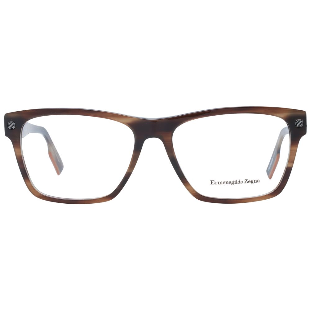 Ermenegildo Zegna Braune Kunststoffbrille (Fassung)