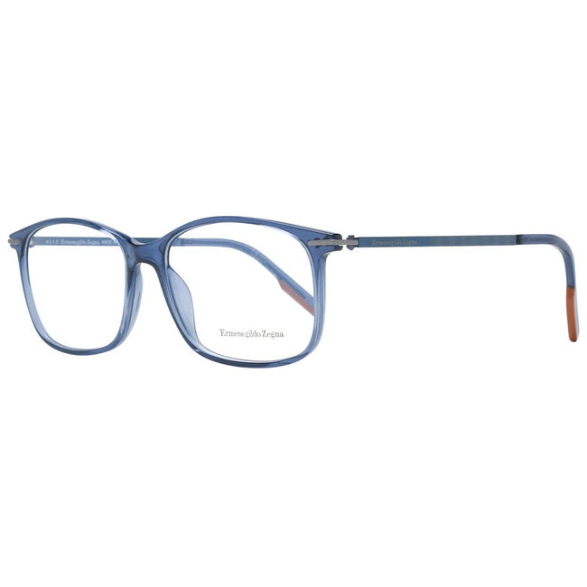 Ermenegildo Zegna Blaue Titan-Brille (Gestelle)