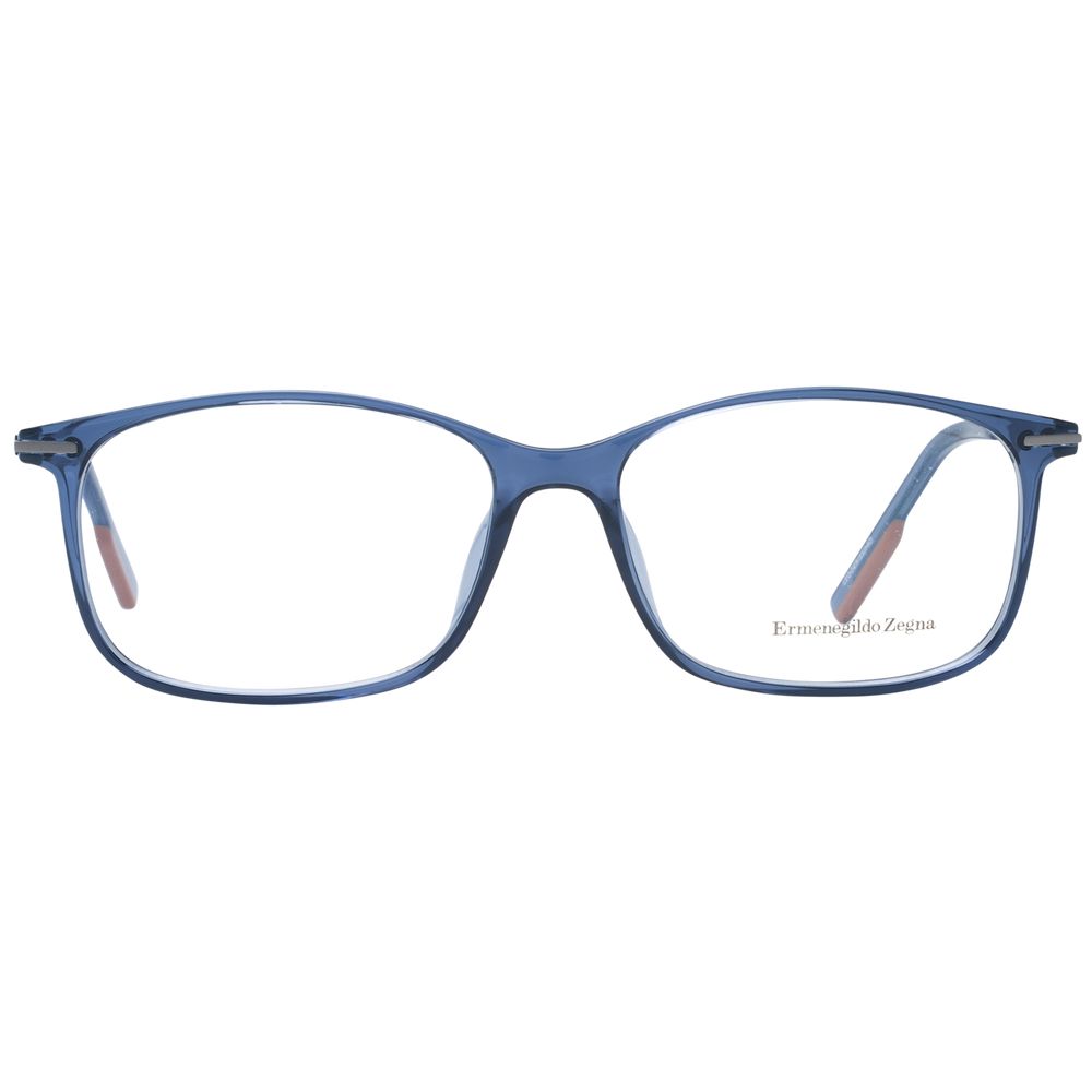 Ermenegildo Zegna Blaue Titan-Brille (Gestelle)