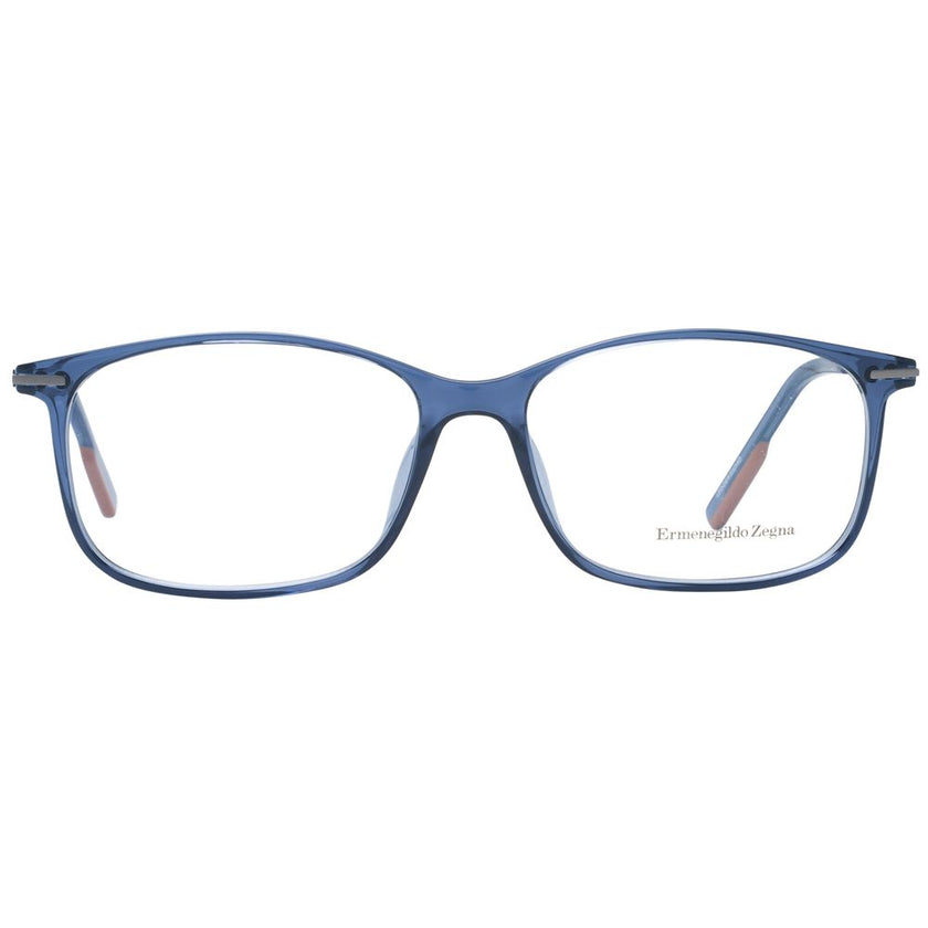 Ermenegildo Zegna Blaue Titan-Brille (Gestelle)