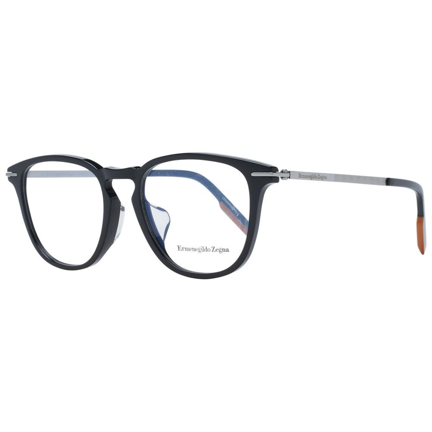 Ermenegildo Zegna Schwarze Kunststoffbrille (Gestell)