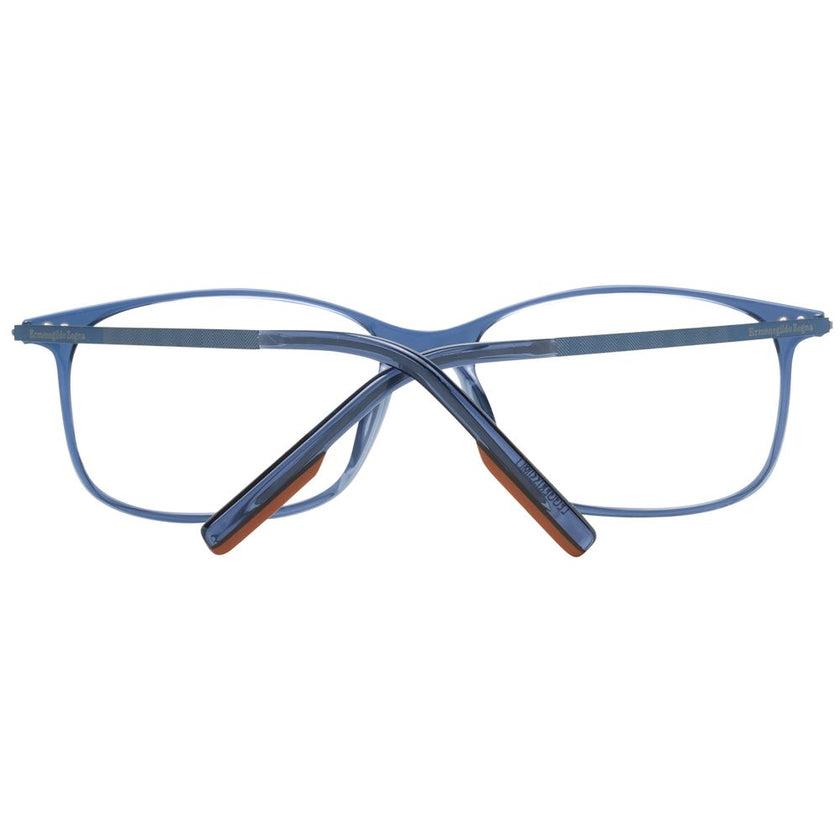 Ermenegildo Zegna Blaue Titan-Brille (Gestelle)