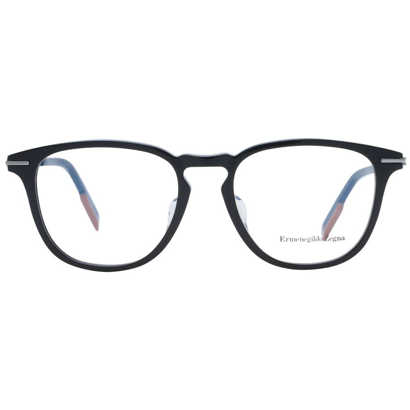 Ermenegildo Zegna Schwarze Kunststoffbrille (Gestell)