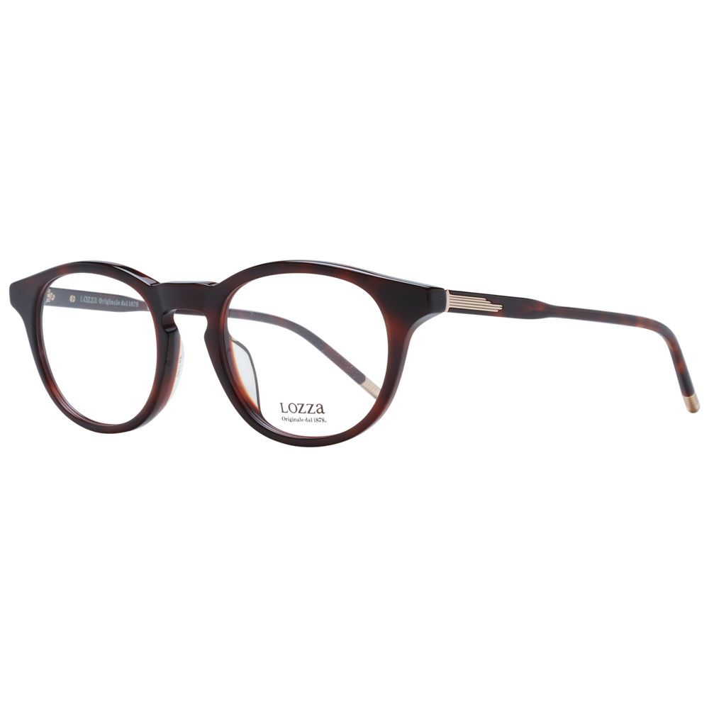 Lozza Brillenfassung aus braunem Acetat und Kunststoff