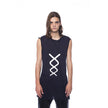 Nicolo Tonetto Schwarzes Baumwolle Männer Tank Top