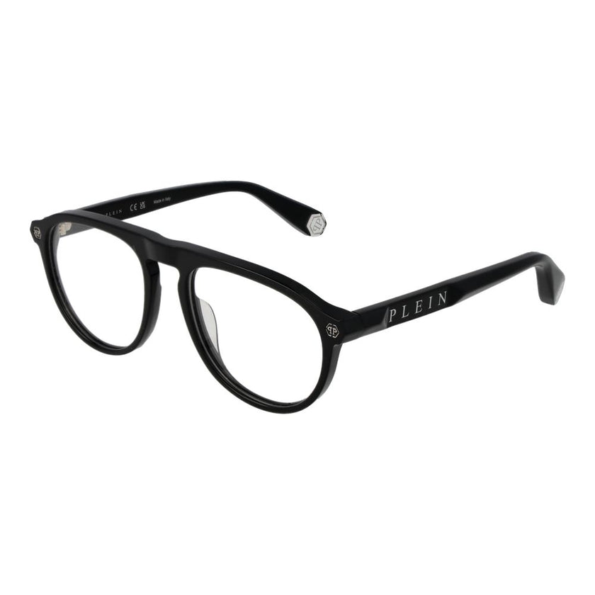 Philipp Plein Brille mit schwarzen Cellulose-Acetat-Gestellen