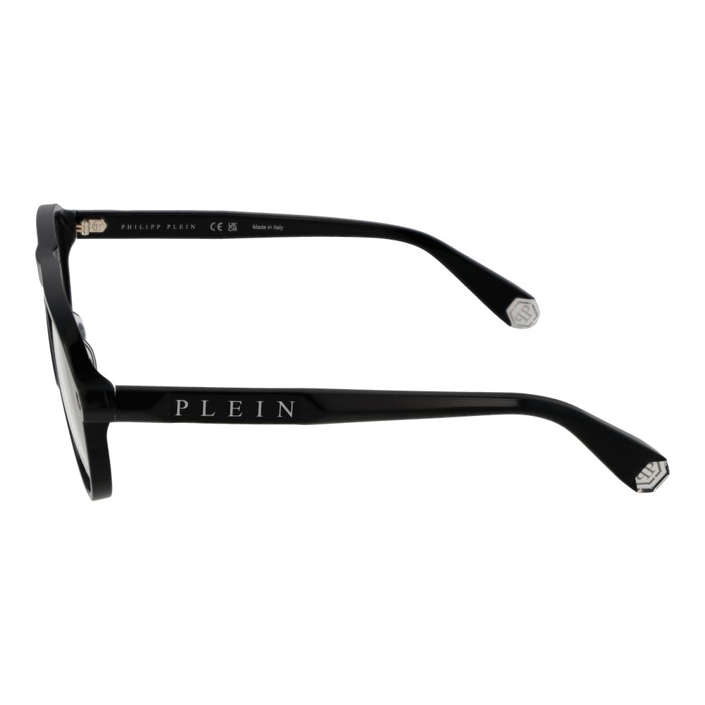 Philipp Plein Glasses with Black Cellulose Acetate Frames