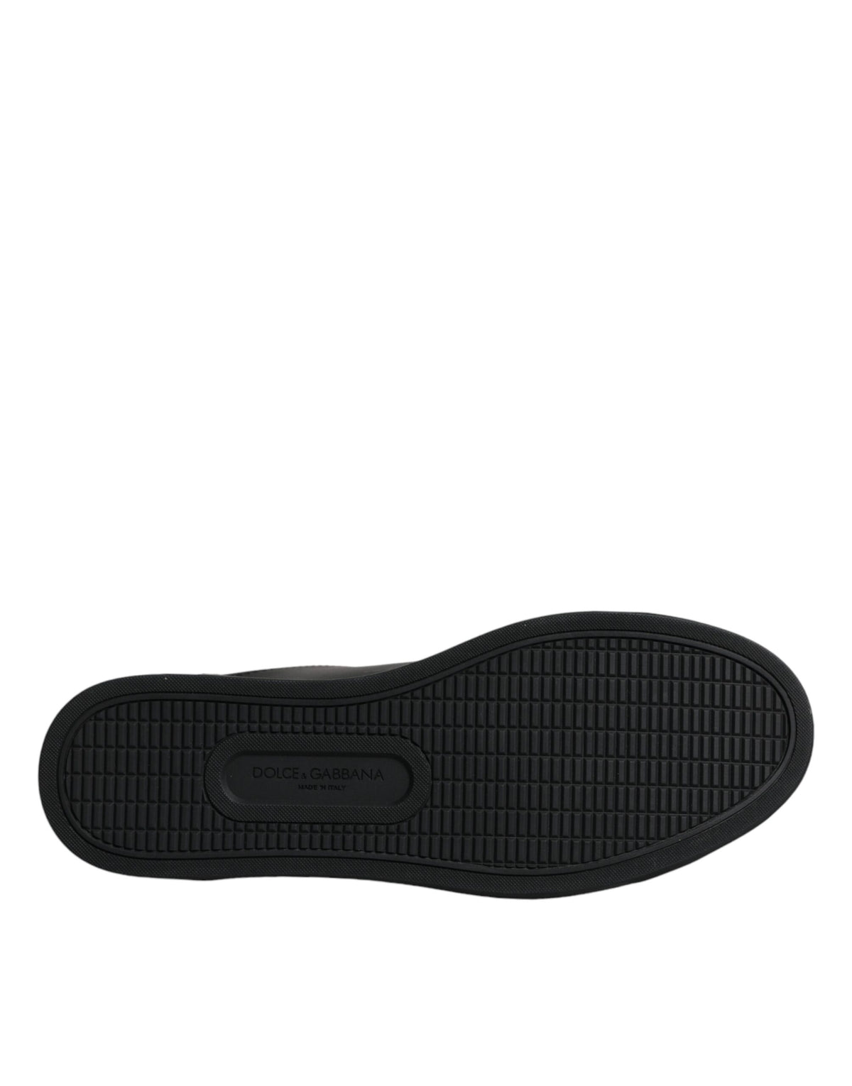 Dolce & Gabbana Black London Sacred Heart Men's Sneakers Shoes