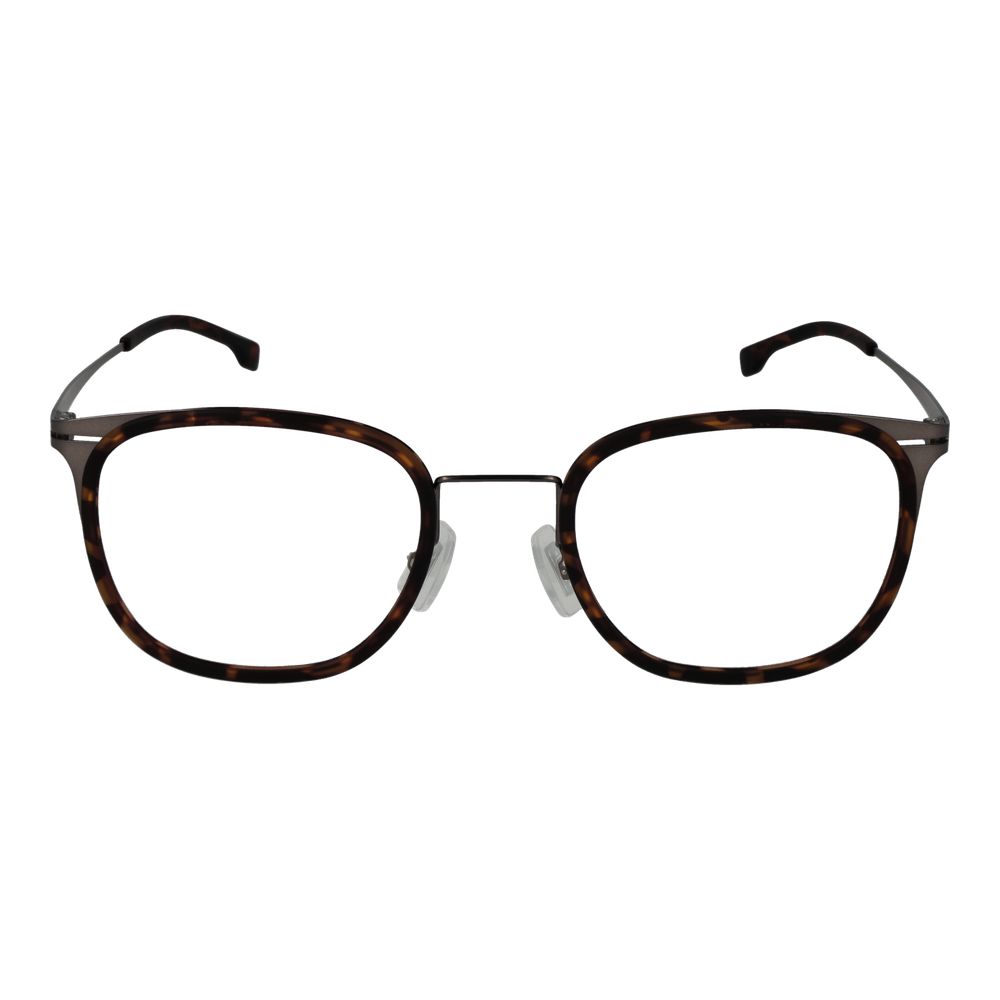 Hugo Boss Braune Edelstahl-Brille (Gestelle)
