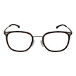 Hugo Boss Braune Edelstahl-Brille (Gestelle)