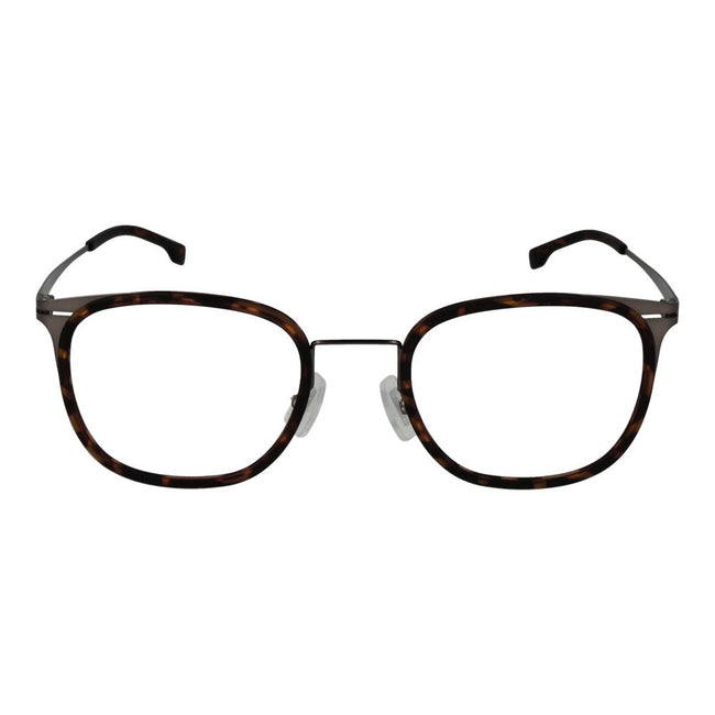 Hugo Boss Braune Edelstahl-Brille (Gestelle)
