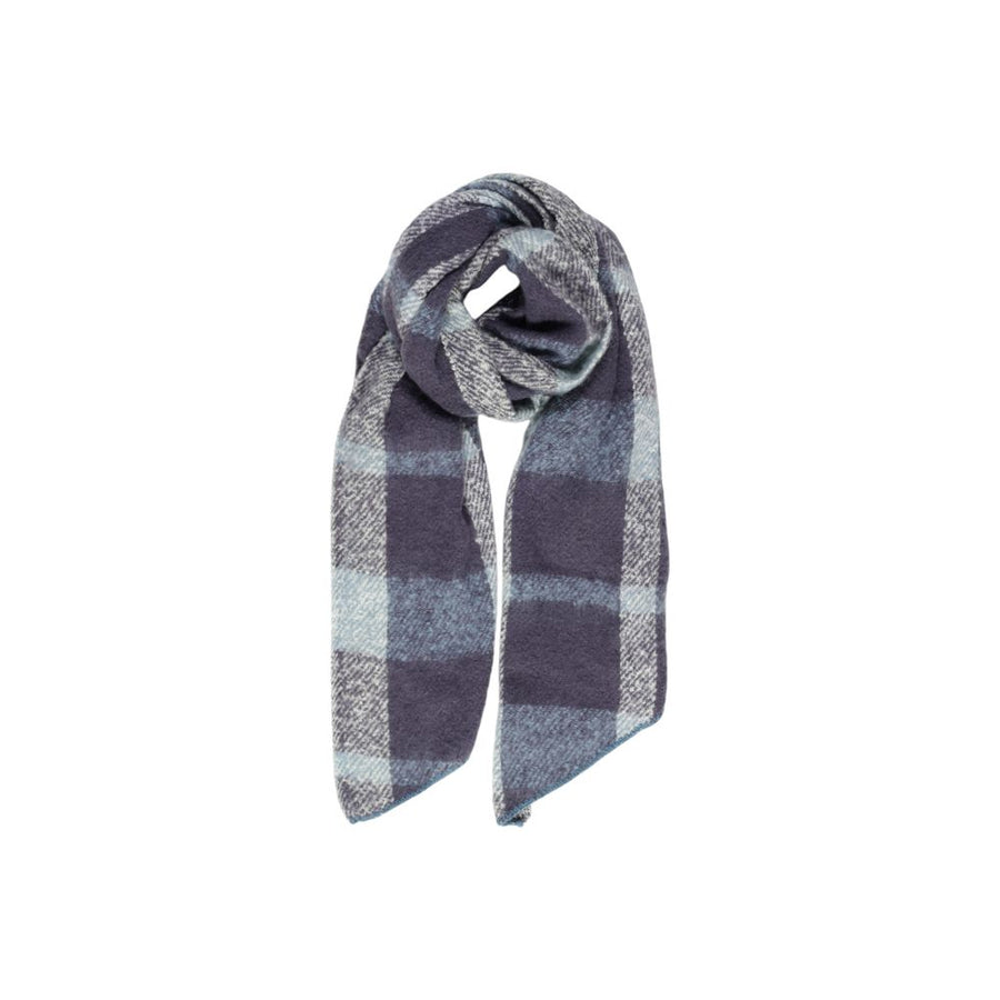 Only turquoise polyester scarf