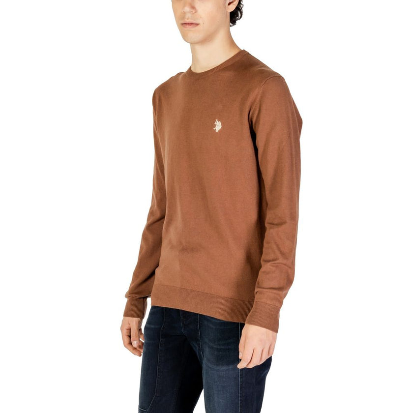 U.S. POLO ASSN. Beige Baumwoll-Sweatshirt