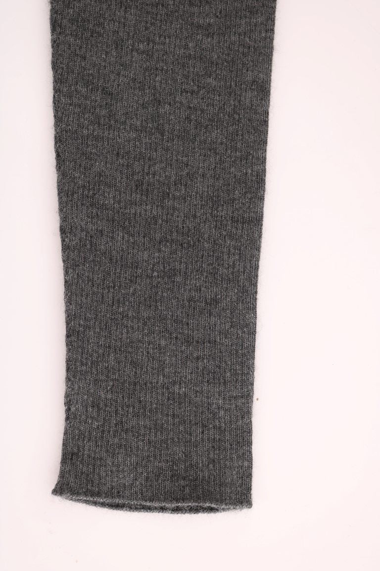 Dolce & Gabbana Grey Cashmere-Stretch Tights