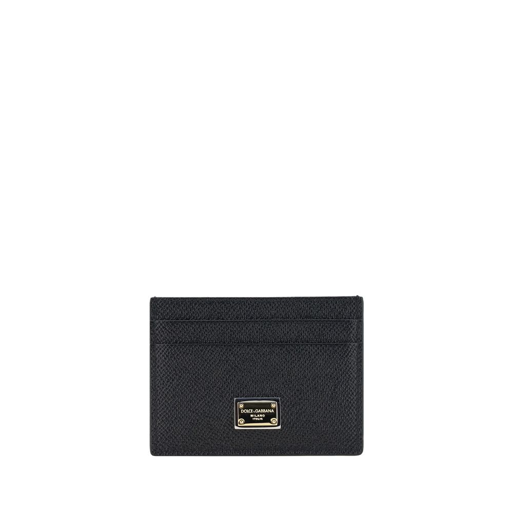 Dolce & Gabbana Black Calfskin Bos Taurus Wallet