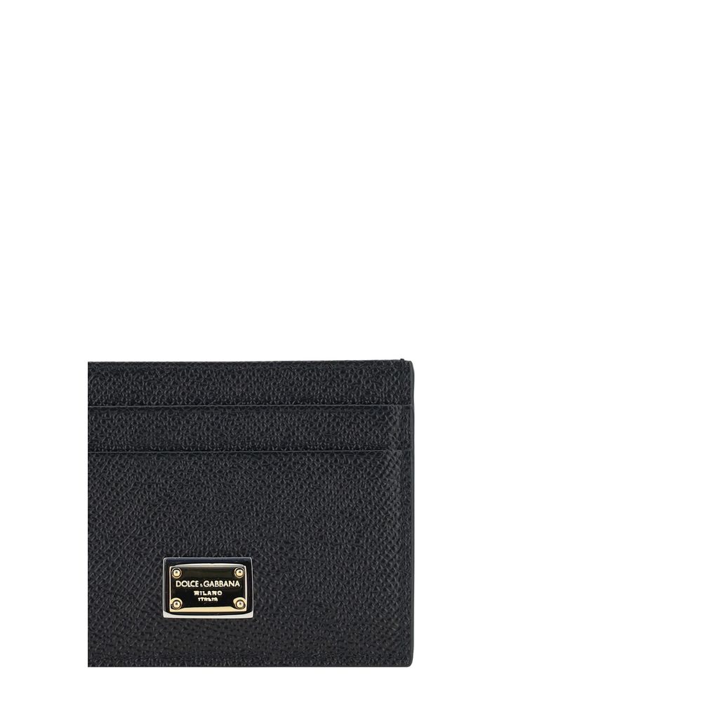 Dolce & Gabbana Black Calfskin Bos Taurus Wallet
