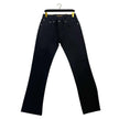 Nudie Jeans Schwarze Baumwoll-Jeans aus Denim