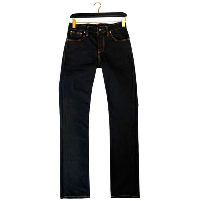 Nudie Jeans Schwarze Baumwoll-Jeans für Herren