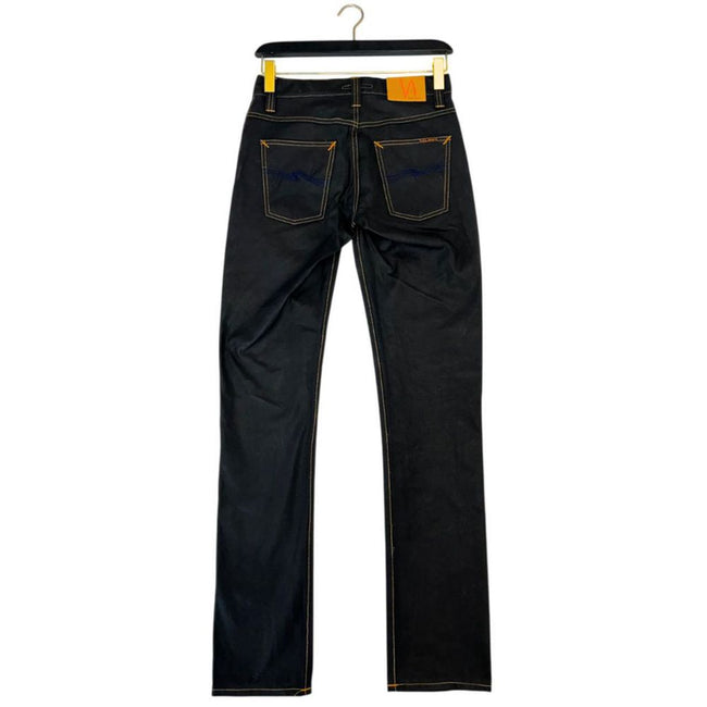 Nudie Jeans Schwarze Baumwoll-Jeans für Herren