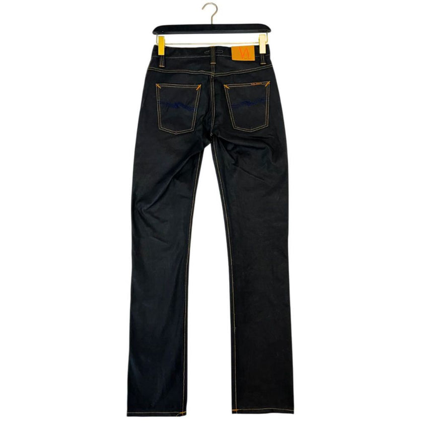 Nudie Jeans Schwarze Baumwoll-Jeans für Herren
