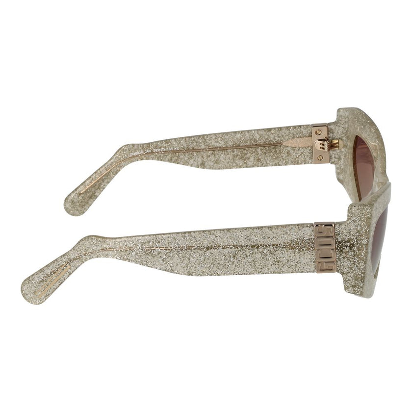 GCDS Silberne Sonnenbrille aus Acetat