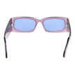 GCDS Sonnenbrille aus violettem Acetat