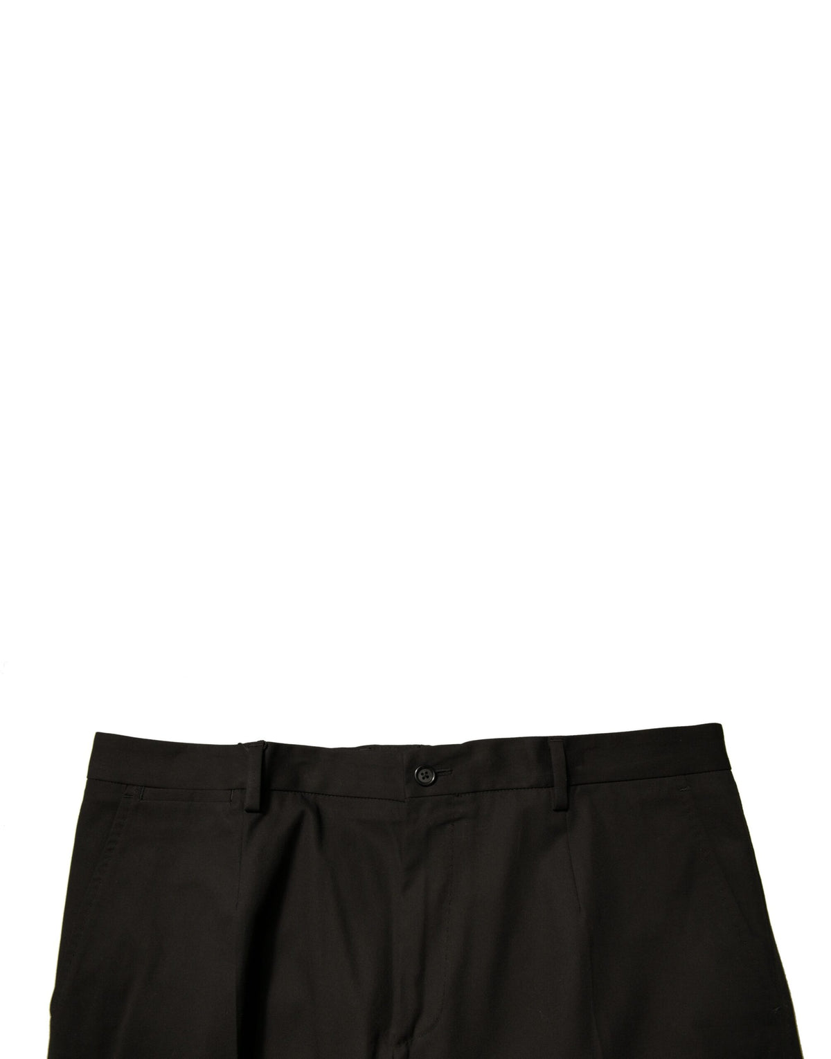 Dolce & Gabbana Schwarze Baumwolle Männer Cargo Freizeithosen