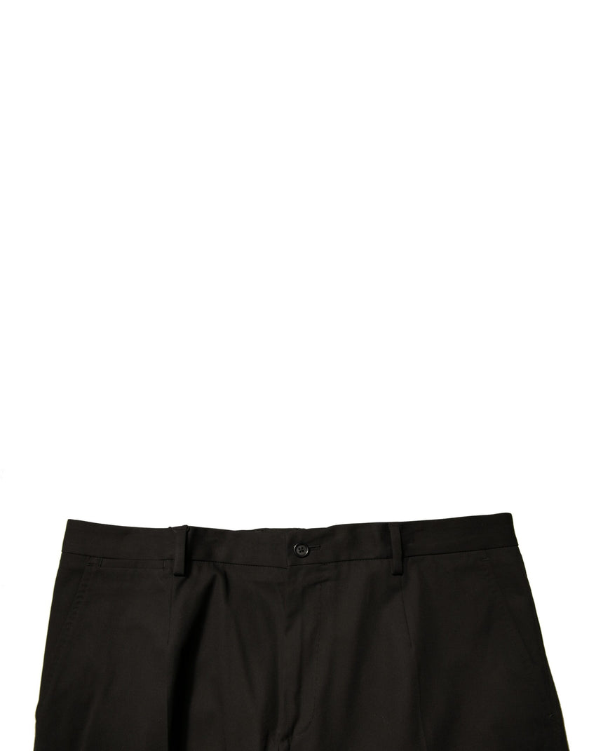Dolce & Gabbana Schwarze Baumwolle Männer Cargo Freizeithosen