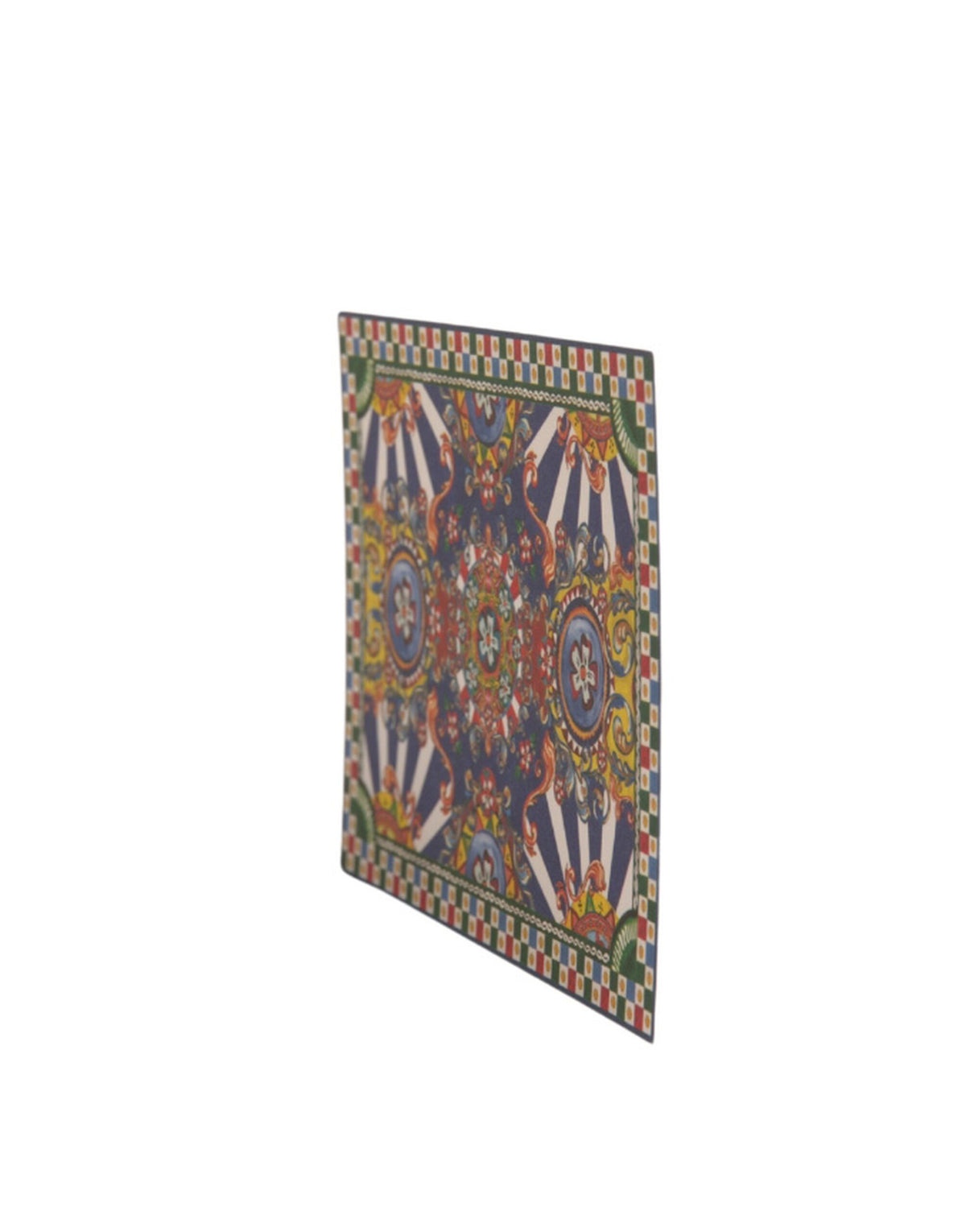 Dolce & Gabbana Multicolor Carretto Siciliano Etui für Postkarten