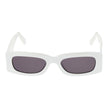GCDS weiße Kunststoffsonnenbrille