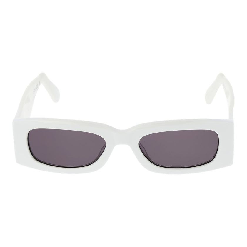 GCDS weiße Kunststoffsonnenbrille