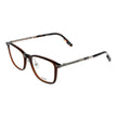 Ermenegildo Zegna Braune Kunststoff- & Titan-Brille (Gestelle)