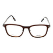 Ermenegildo Zegna Braune Kunststoff- & Titan-Brille (Gestelle)