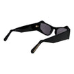 GCDS Schwarze Sonnenbrille aus Acetat