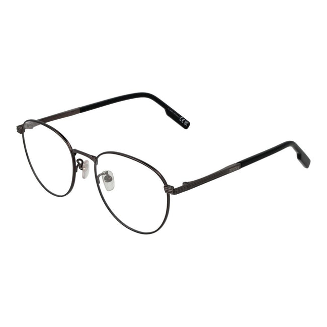 Ermenegildo Zegna Graue Titan-Brillenfassung