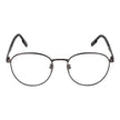 Ermenegildo Zegna Graue Titan-Brillenfassung