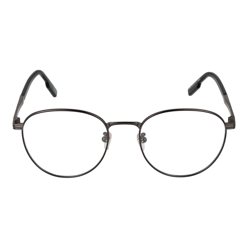Ermenegildo Zegna Graue Titan-Brillenfassung